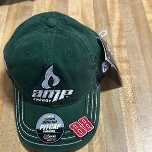 Chaser Green and Red Structured Hat with Logo